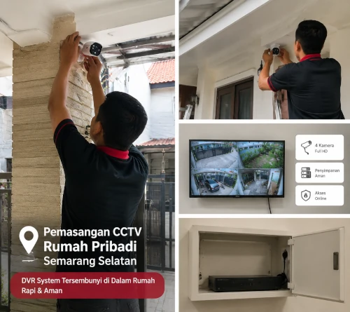 jasa paasng cctv di rumah pribadi - Semarang
